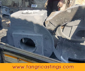 Oil Expeller Machine Base Casting - machine parts castings - steel castings company in punjab ludhiana india