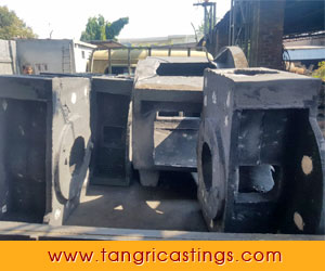 Oil Expeller Machine Base Casting - machine parts castings - steel castings company in punjab ludhiana india